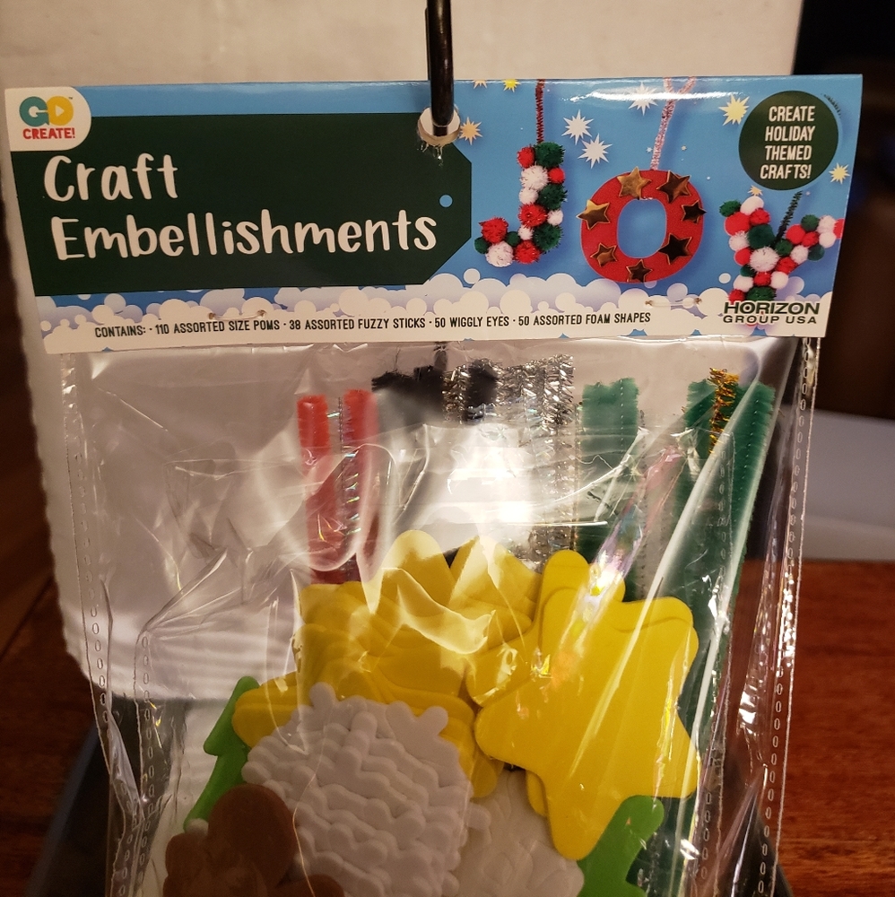 Horizon Group USA Joy Craft Embellishment Create Holiday Themed Crafts
